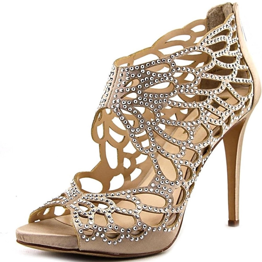 INC International Concepts Womens SARANE Fabric Open Toe Size 6M